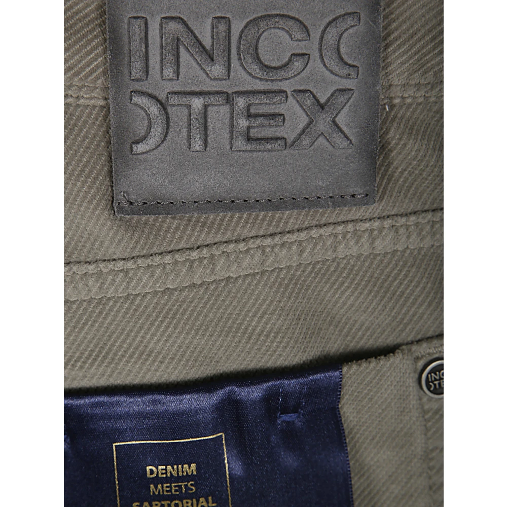 Incotex Vintage Stretch Iron Pocket Broek Brown Heren
