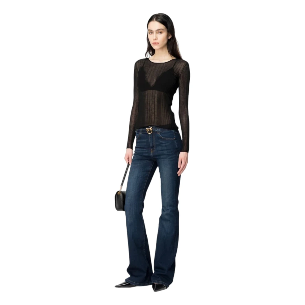 pinko Flared Jeans Blue Dames