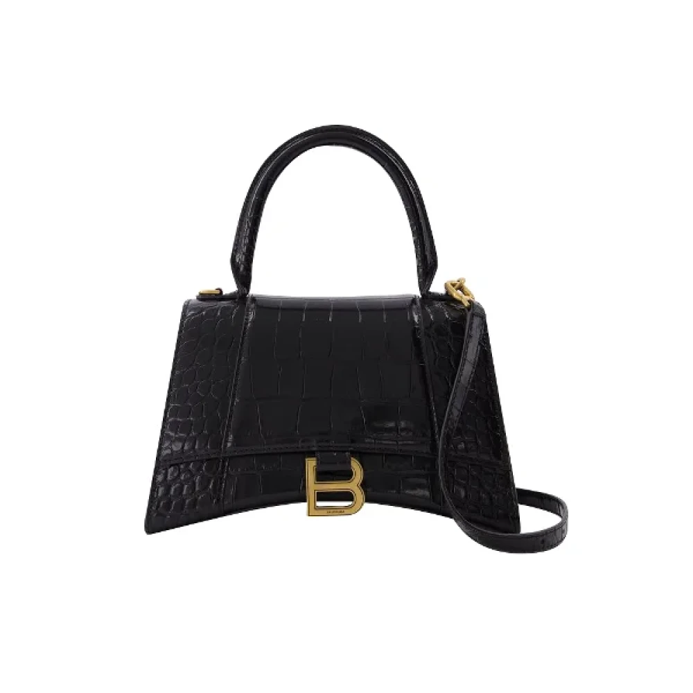 Balenciaga Leather handbags Black Unisex