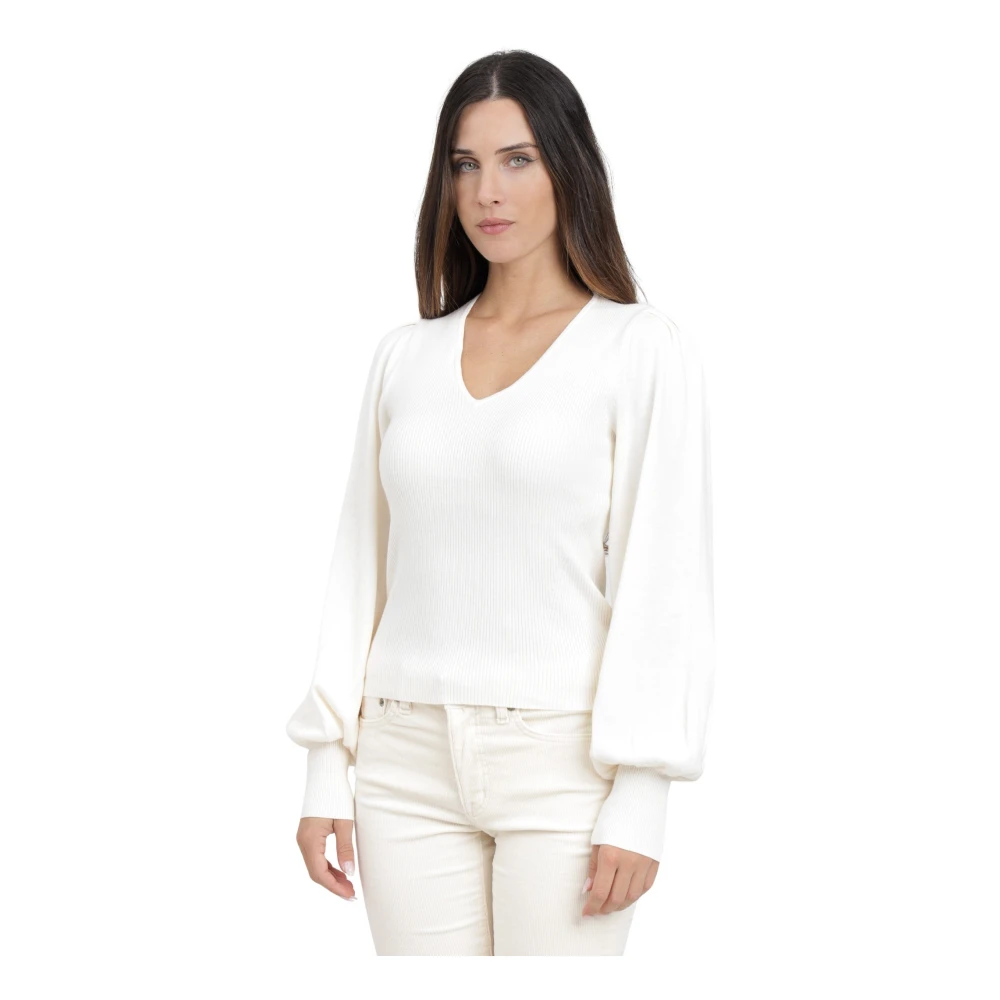 Ralph Lauren Women's Beige V-Neck Knitwear, S, Lauren Jumpers