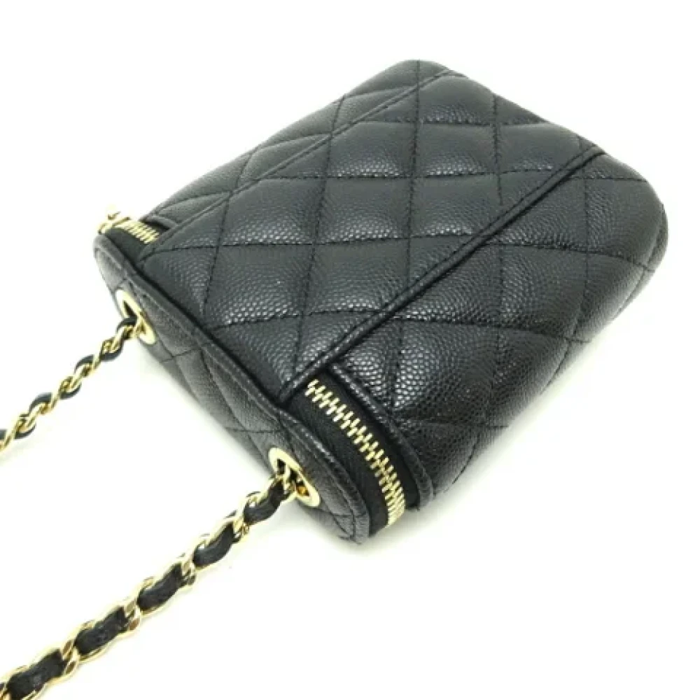 Chanel Vintage Pre-owned Fabric chanel-bags Black Dames