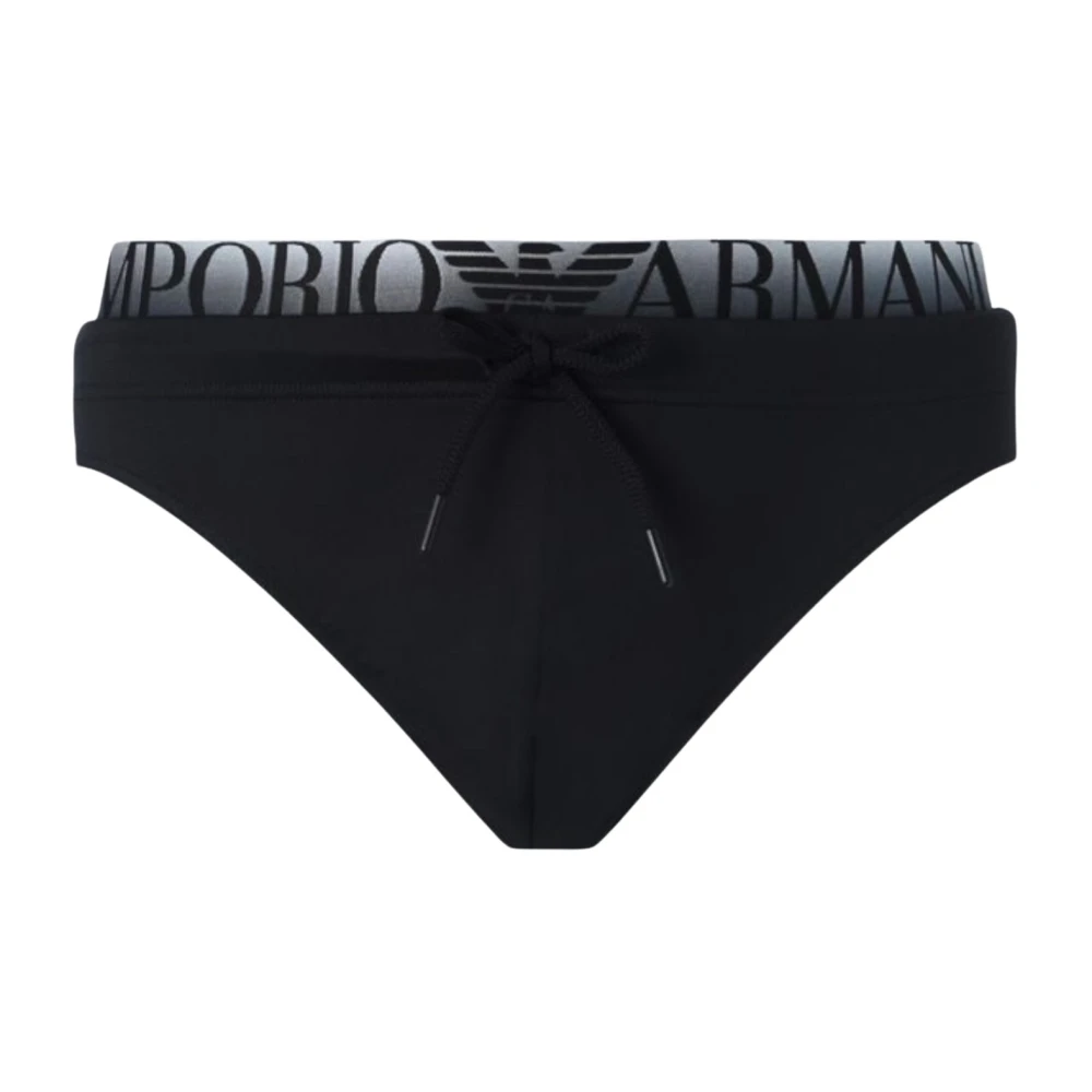 Emporio Armani Uomo Nero Costumi Da Bagno, M, New,