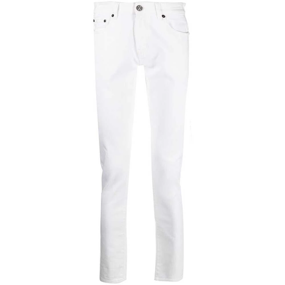 Pt01 Slim-fit Jeans White Heren