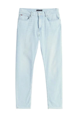 Blå Slim Fit Jeans med Färgskiftningar