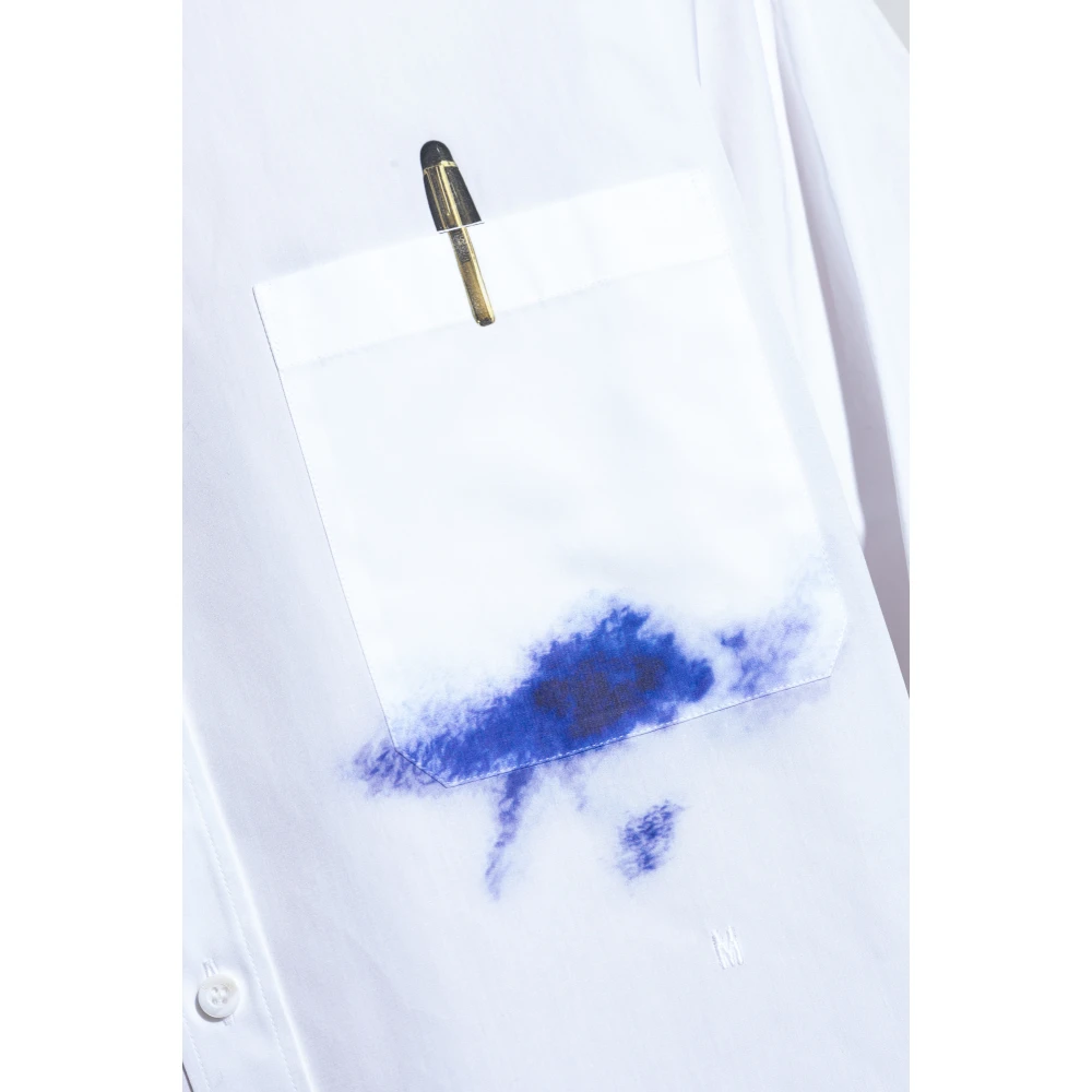 Moschino Overhemd met zak White Heren