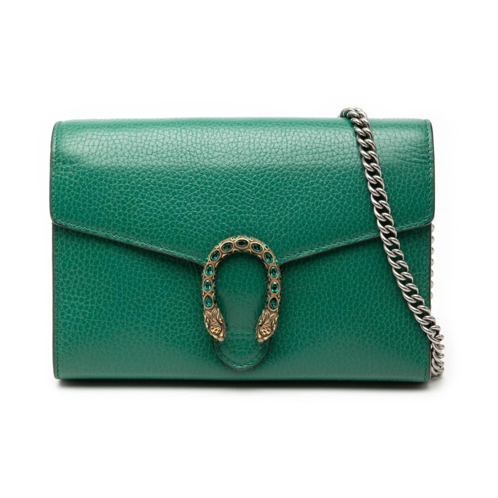 Gucci Vintage Donna Verde Pre-Owned, Taglia Unica, Used,