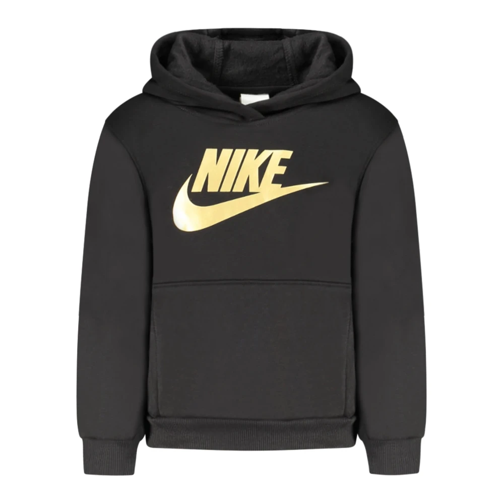 Nike Black Long-Sleeved Zip-Up Sweatshirt - Unisex - Kids Sweatshirts - 4 Y - Kids