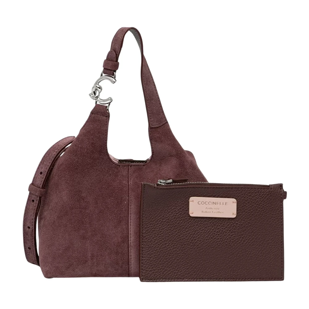 Coccinelle Damen Berry Henkeltasche Aus Wildleder C-Easy Suede Small - Bild 4