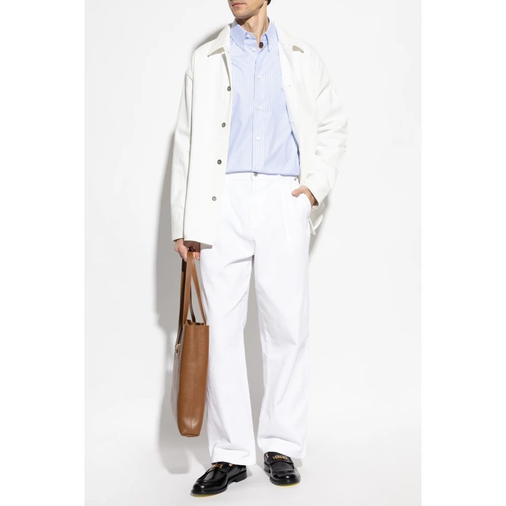 Versace Overhemd met zak Blue Heren