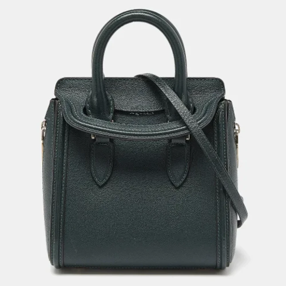 Alexander McQueen Pre-owned Leather handbags Green Dames