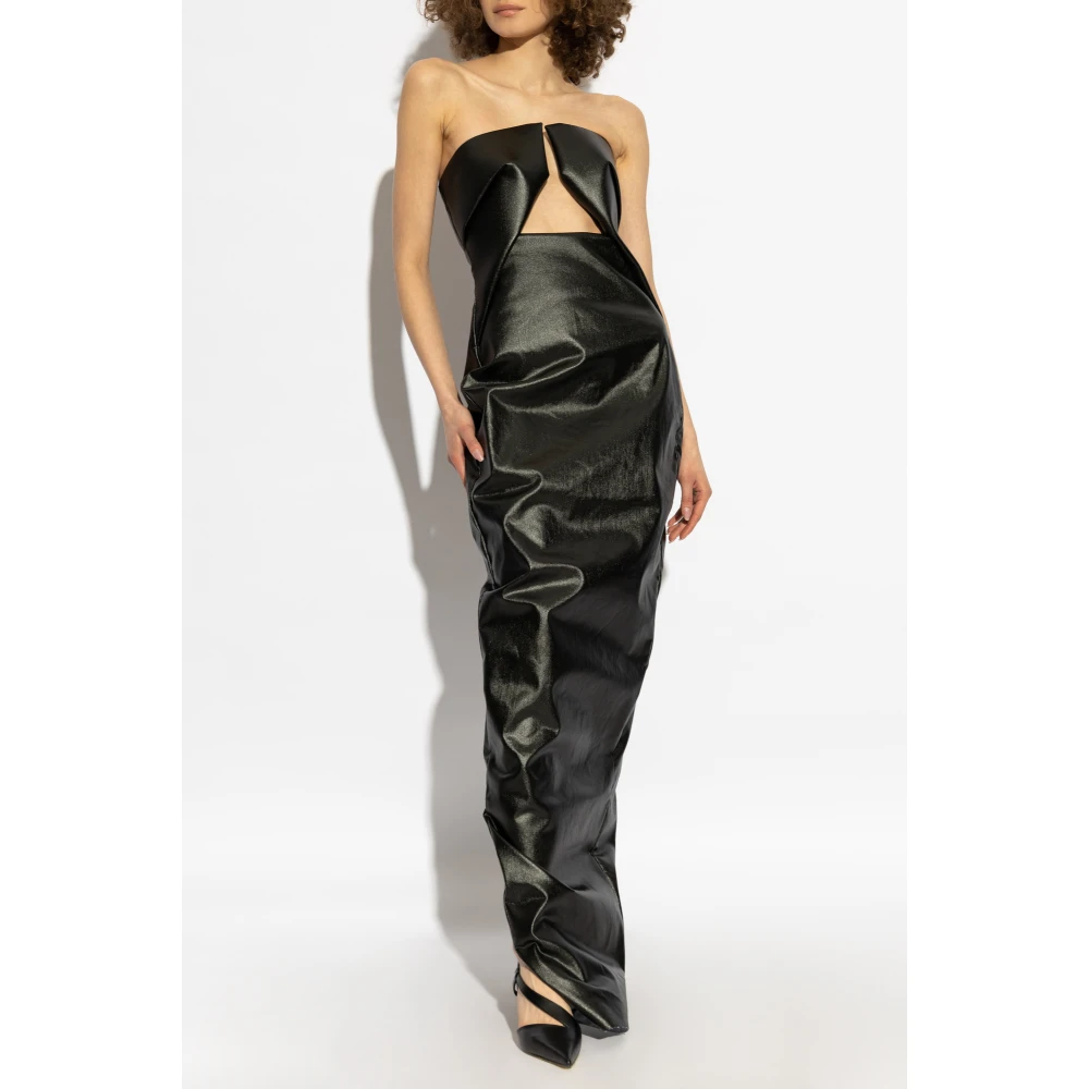 Rick Owens Prong Gown Jurk Black Dames