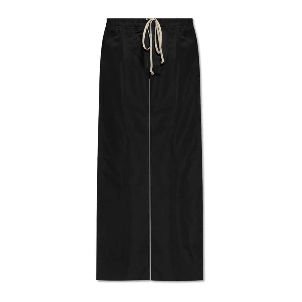 Rick Owens Dietrich Broek met Trekkoord Black Heren