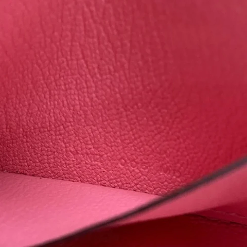 Hermès Vintage Pre-owned Leather wallets Pink Dames