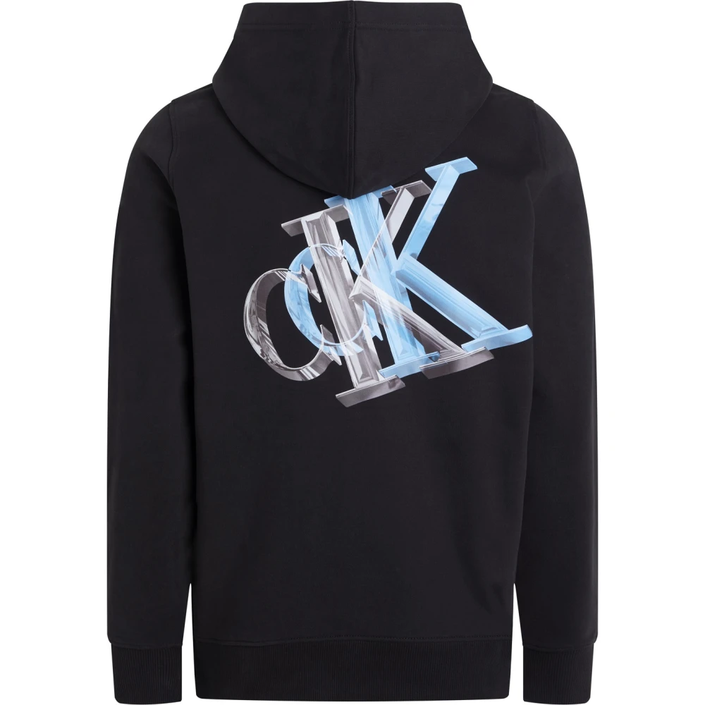 Calvin Klein Zwarte Hoodie Black Heren
