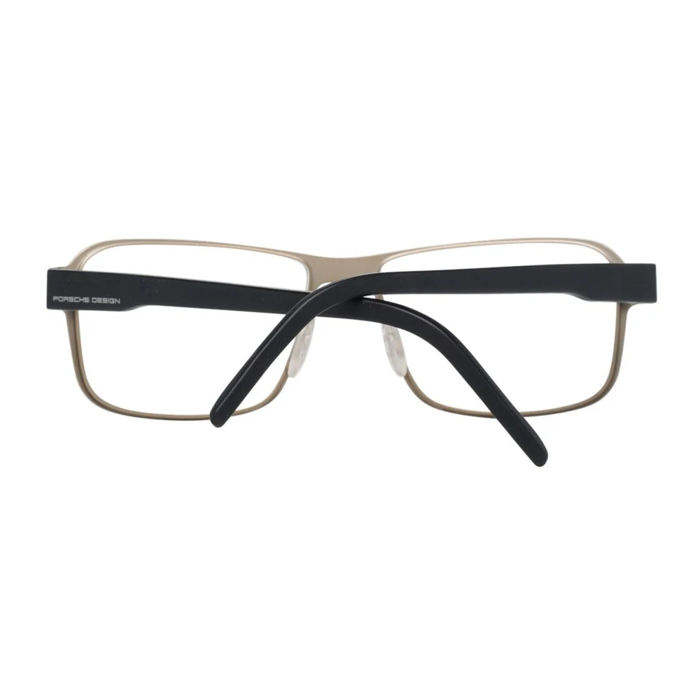 Porsche Design Gouden Rechthoekige Optische Monturen voor Mannen Yellow Heren