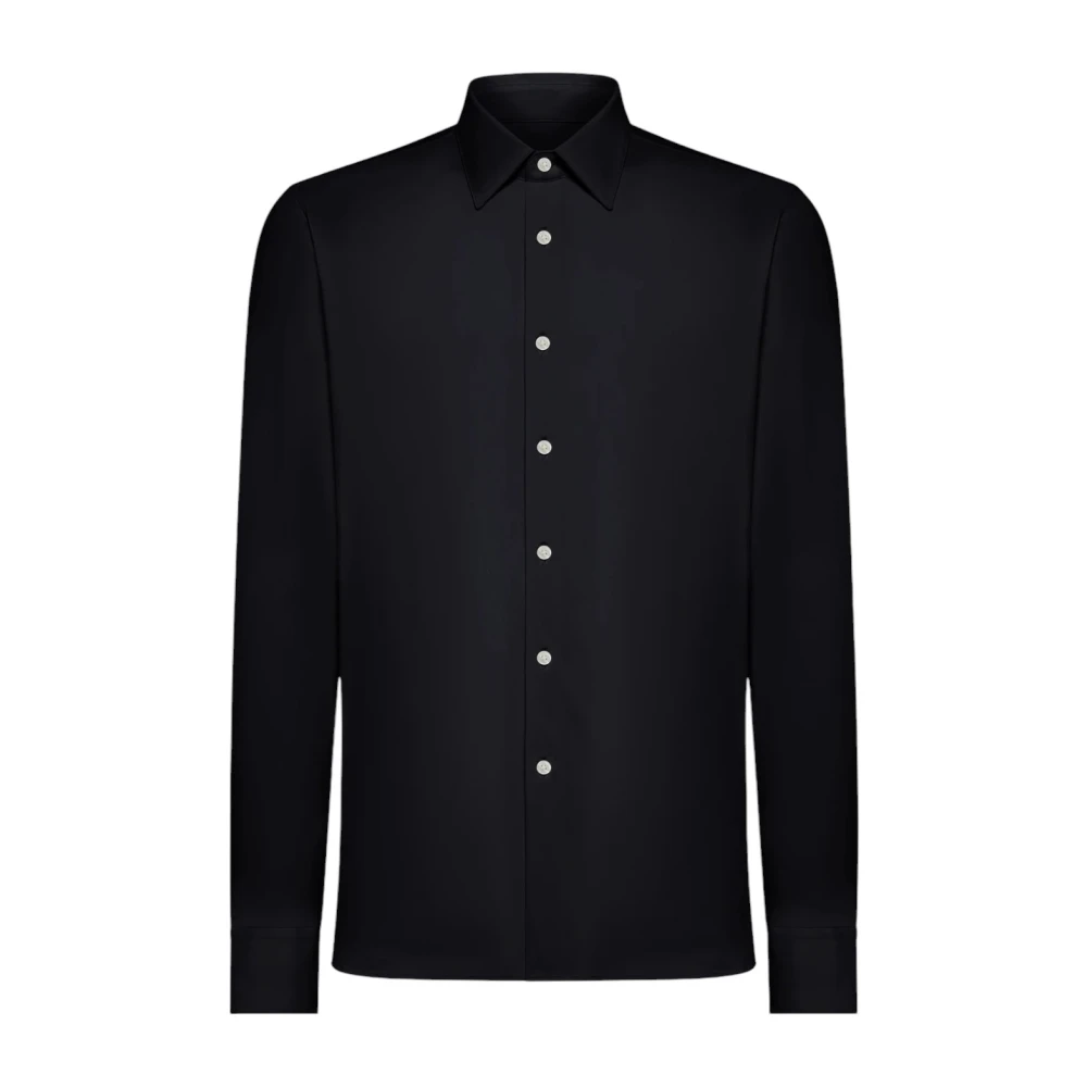 Rrd Men's Black Classic Oxford Shirt For