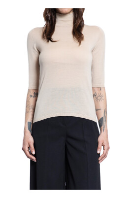 albinosmooth-maille-laine-col-roule-manches-courtes