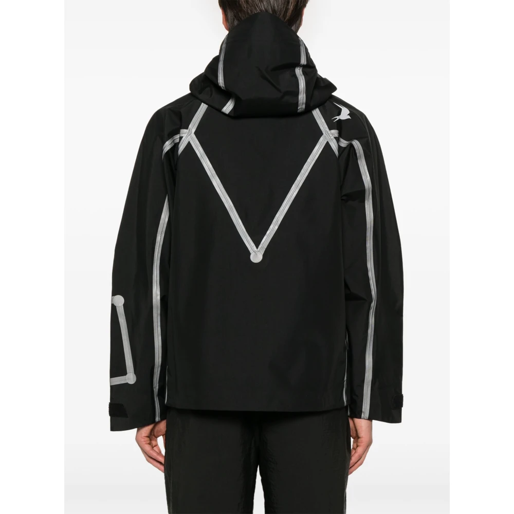 66 North Zwarte Shelljas met Ritssluiting Black Heren