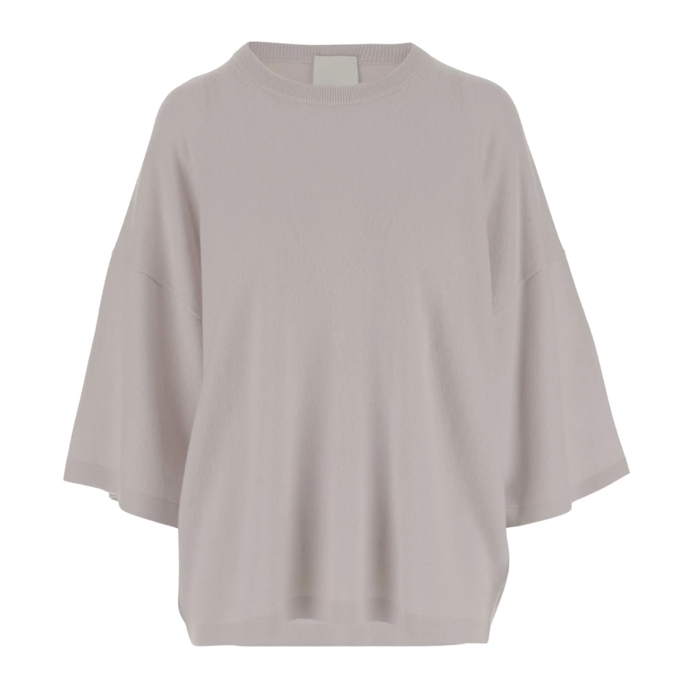 Allude Wol-Kasjmieren Crew Neck Trui Gray Dames
