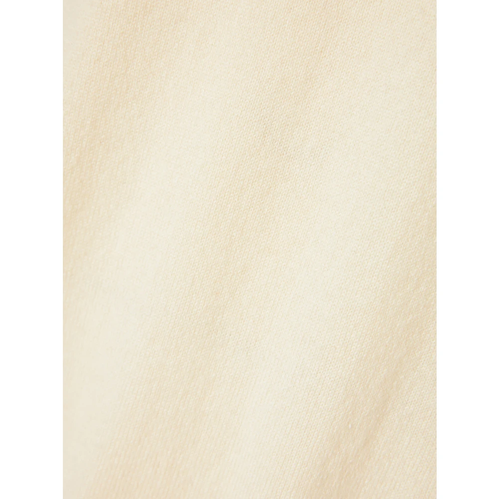 Colombo Luxe Kid Cashmere Crew-Neck Sweater White Heren