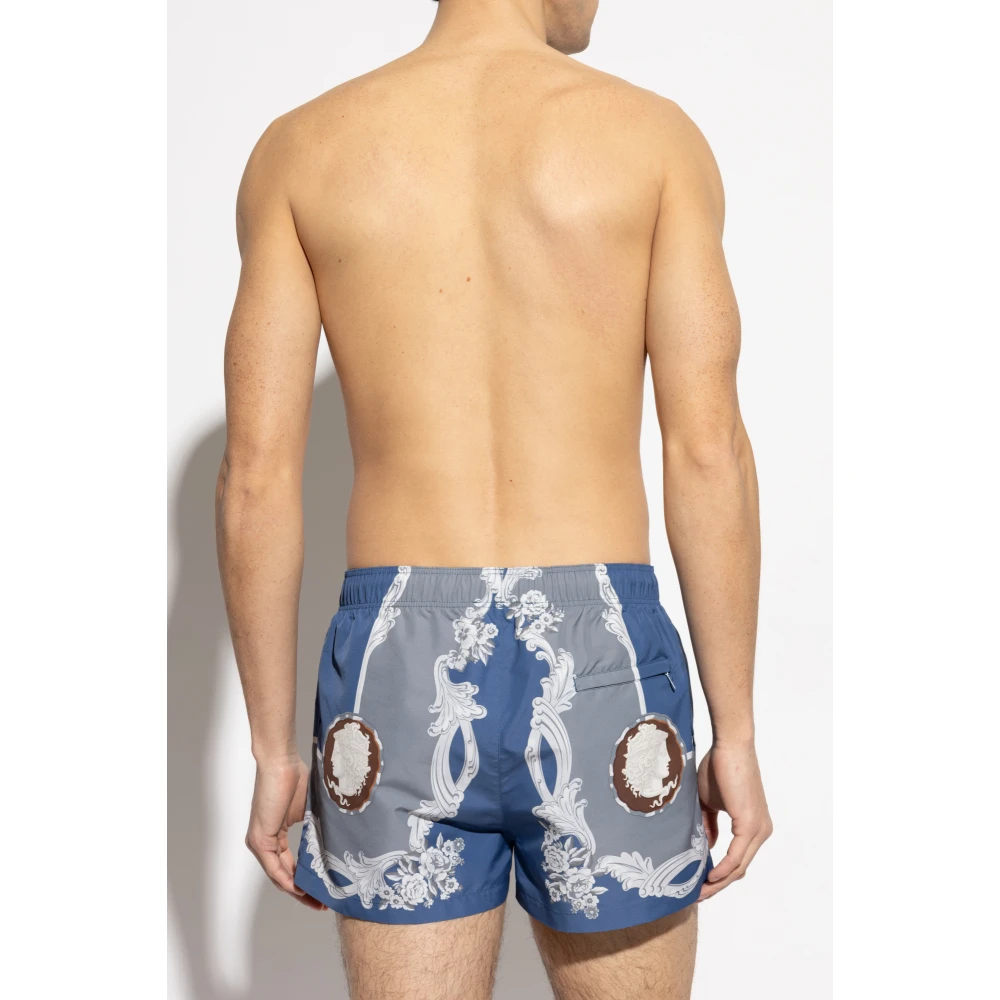 Versace Zwembroek Blue Heren
