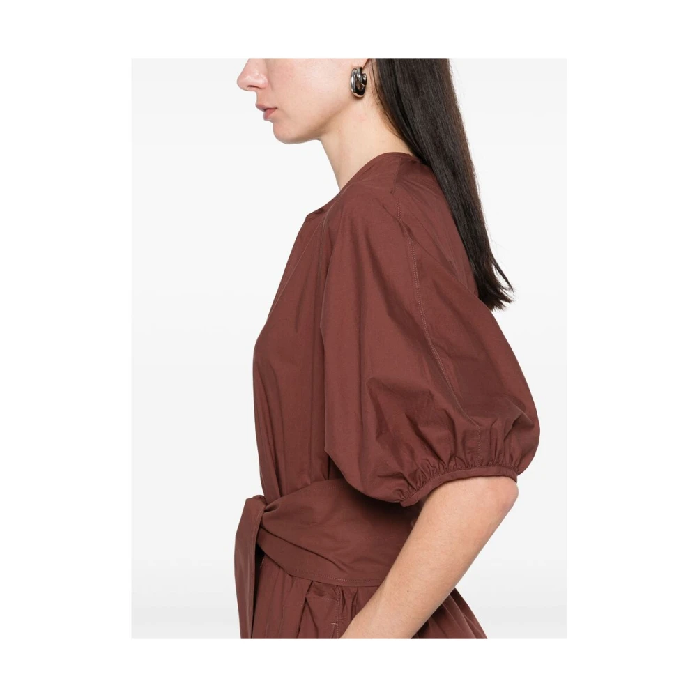 Soeur Kastanjebruine Jurk met Verstelbare Taille Brown Dames