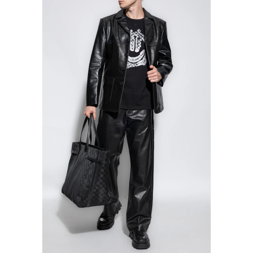 Misbhv Leren jas Black Heren