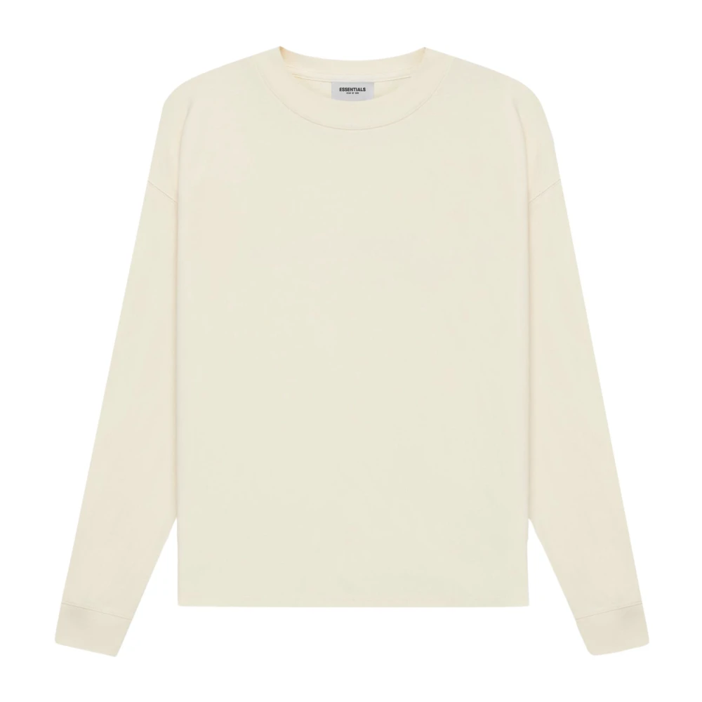 Fear Of God Essentials Longsleeve T-shirt Beige Heren