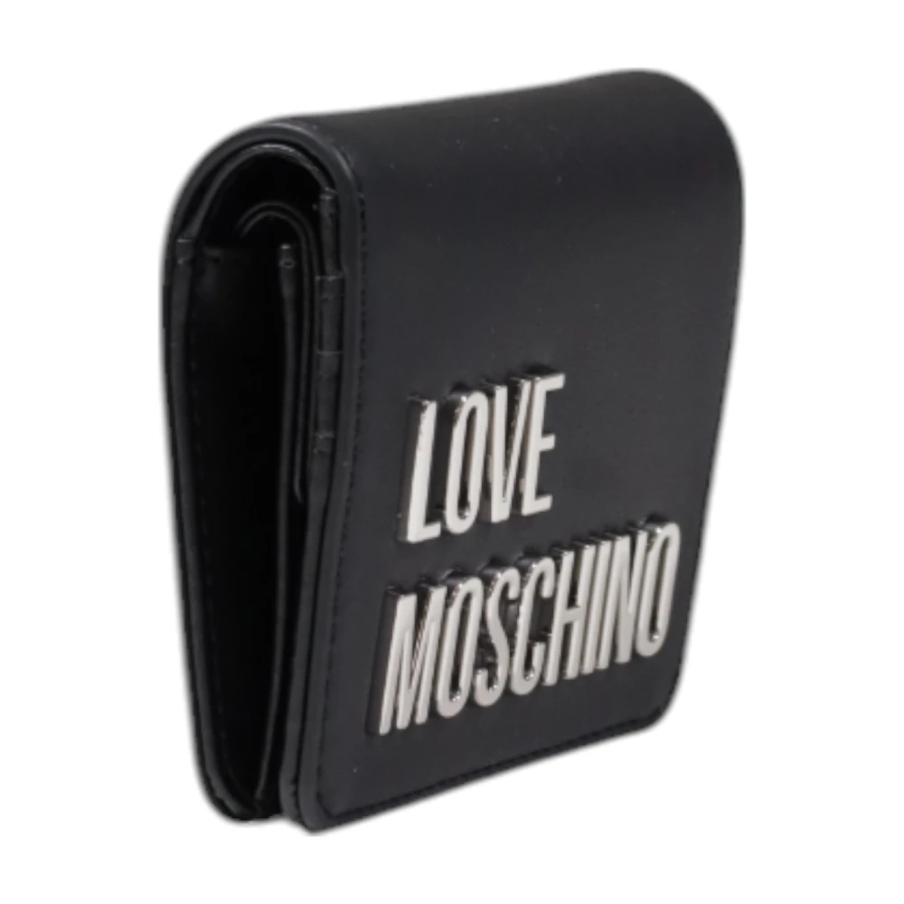 Love Moschino Kleine Damesportemonnee Lente Zomer Collectie Gray Dames