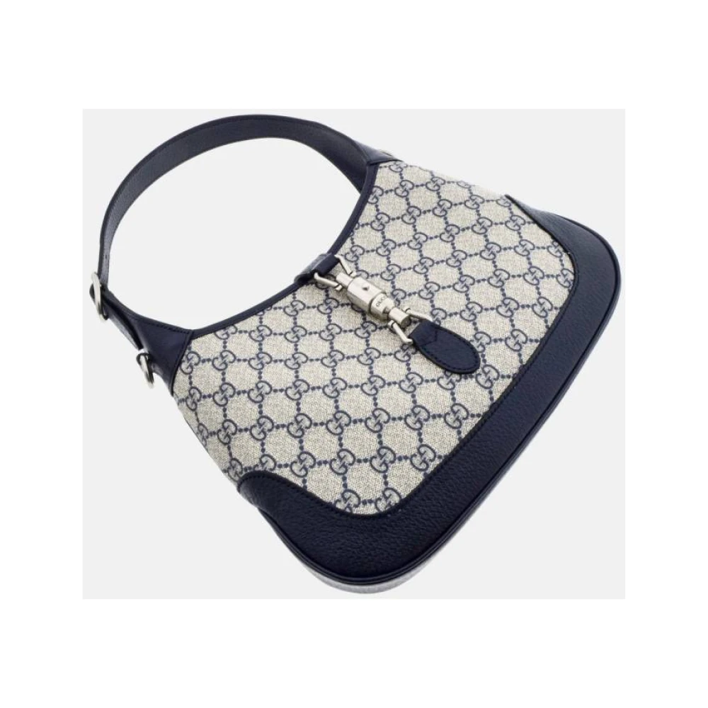 Gucci Jackie 1961 GG Supreme Tas Blue Dames