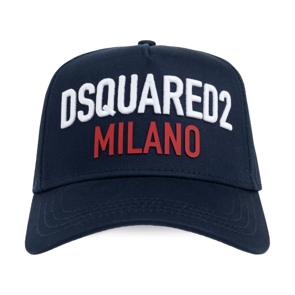 Dsquared2 Men's Blue Caps, One Size, Baseball Cap
