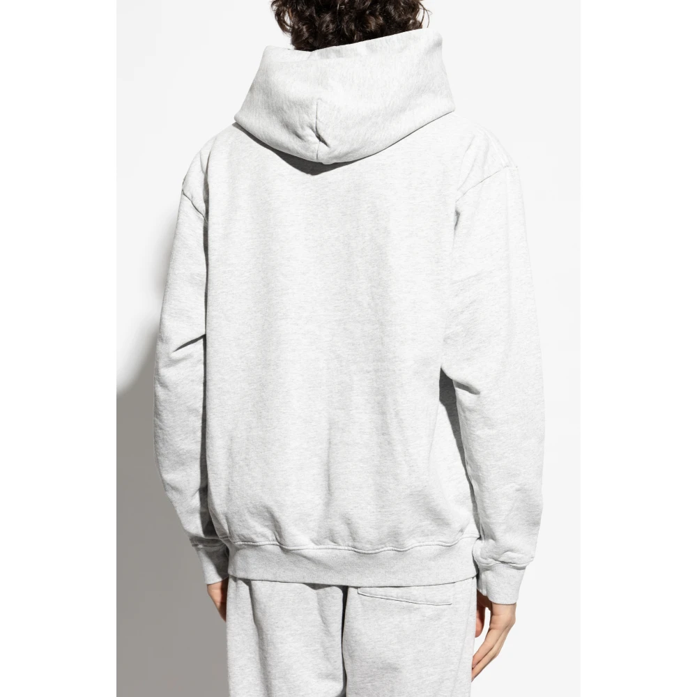 Sporty & Rich Sweatshirt met logo Gray Heren