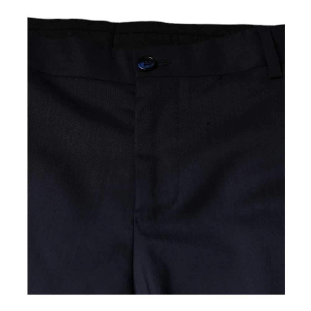 Dolce & Gabbana Blauwe Skinny Formele Pantalon Blue Heren