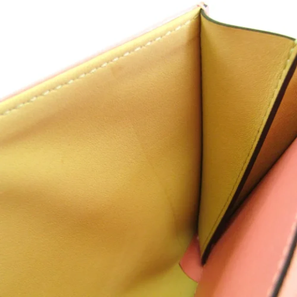 Delvaux Pre-owned Leather wallets Pink Dames