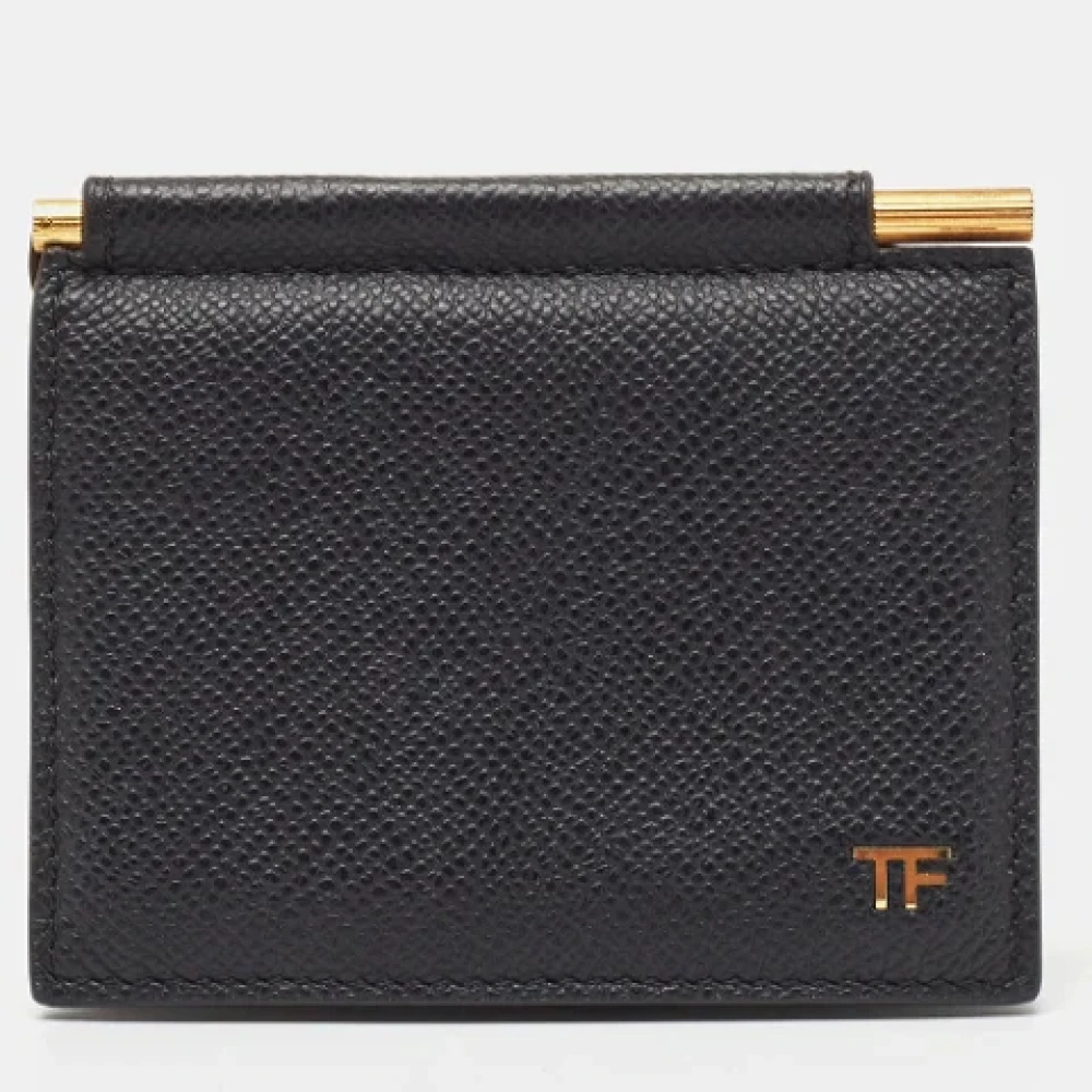 Tom Ford Pre-owned Leather wallets Black Dames