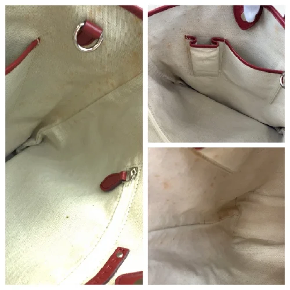 Celine Vintage Pre-owned Canvas totes Red Dames