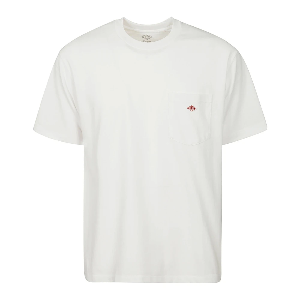 Danton Witte Zak T-Shirt White Heren