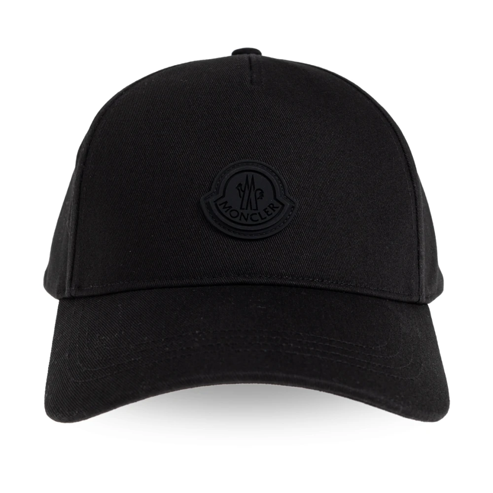 Moncler Uomo Nero - Berretto Da Baseball In Gabardine Di Cotone - Accessories - One Size