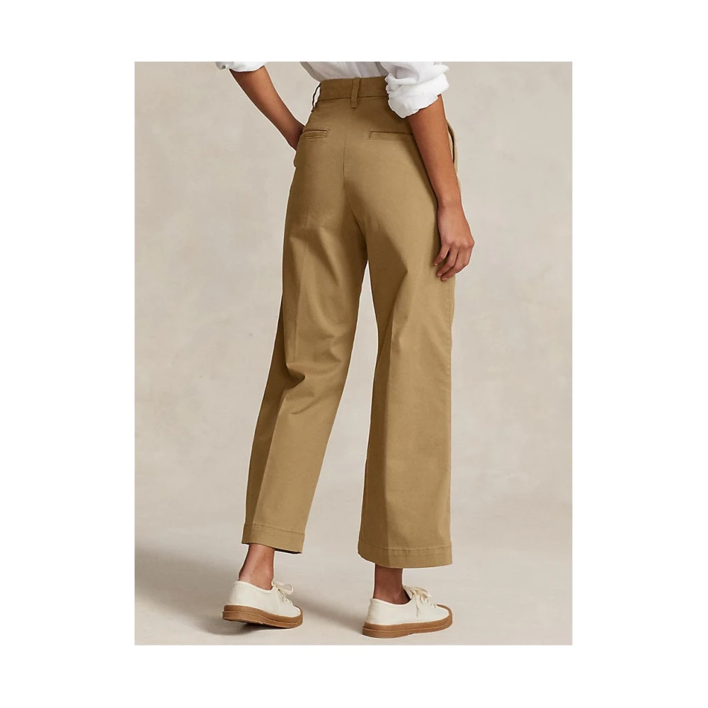 Ralph Lauren Stijlvolle Broeken voor Mannen Beige Dames