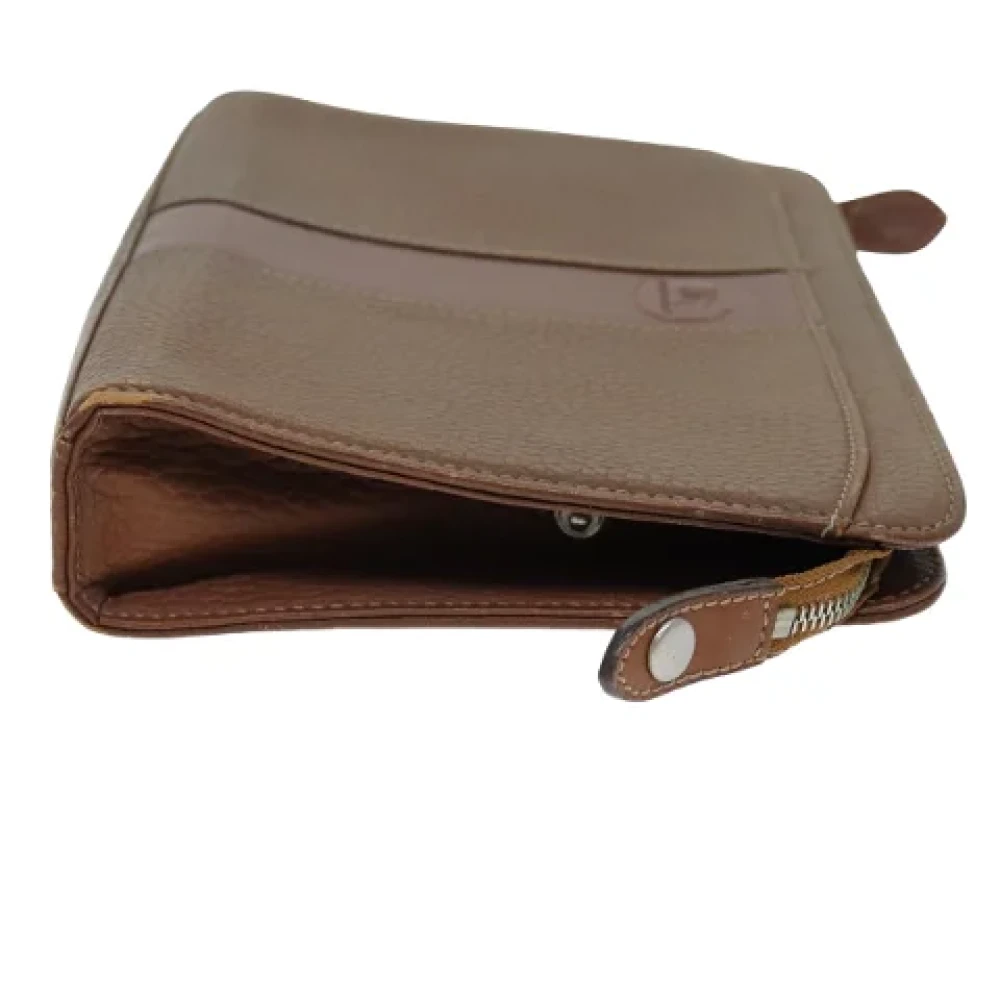 Burberry Vintage Pre-owned Leather clutches Brown Dames