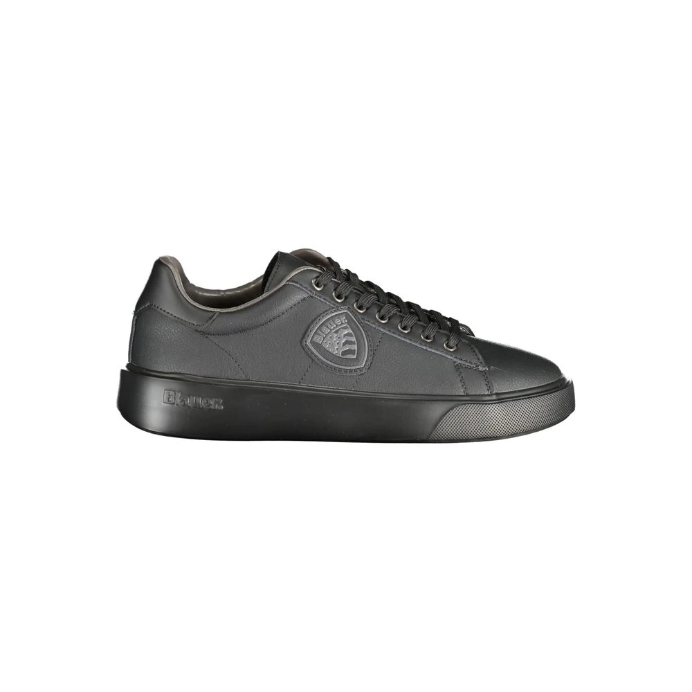 Blauer Men's Black Sneakers,, Sporty Polyester Sneaker Size 6 Uk