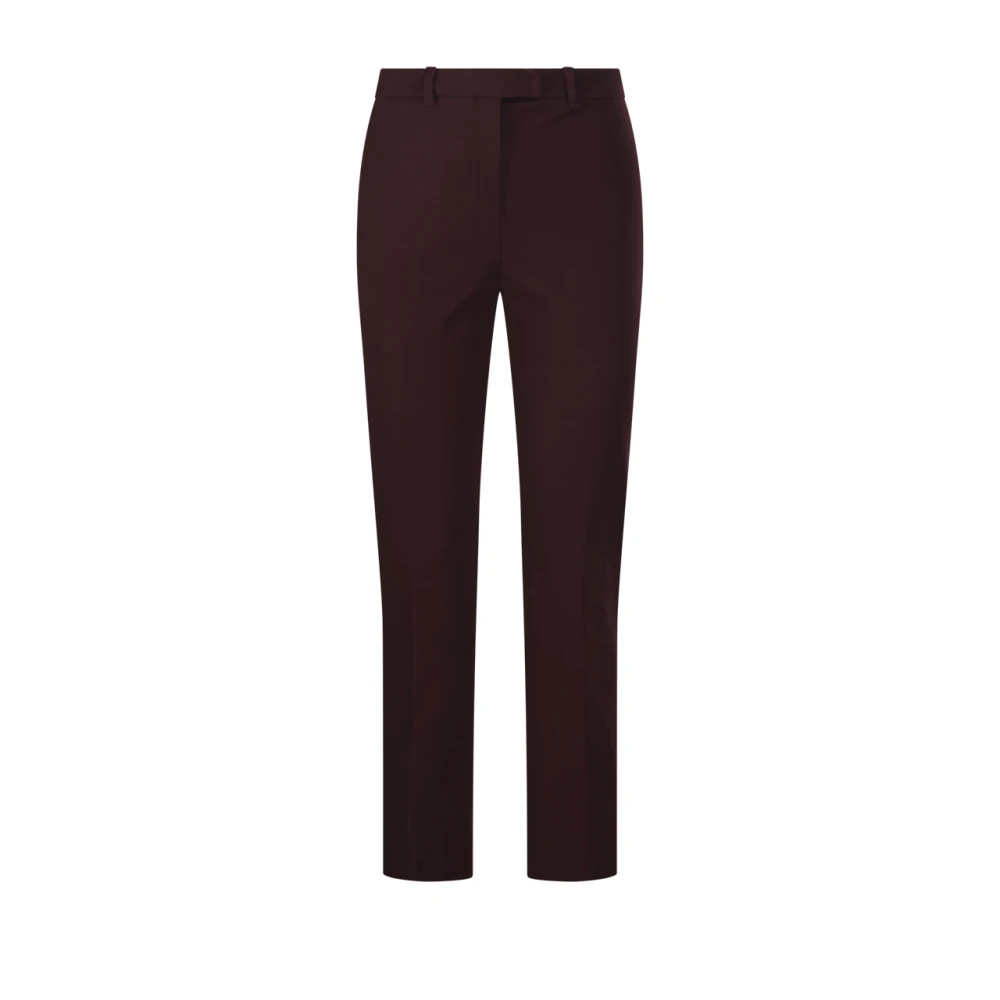 Max Mara Brown Slim-Fit Trousers, Female, 2XS, Umanita Pant