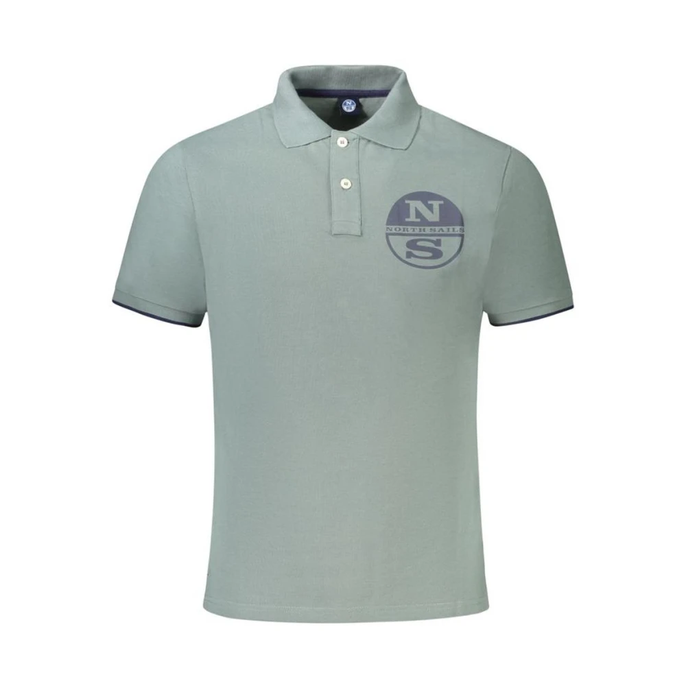 North Sails Short Sleeve Polo Shirt - Male - Polo Shirts - Green - S - Tops