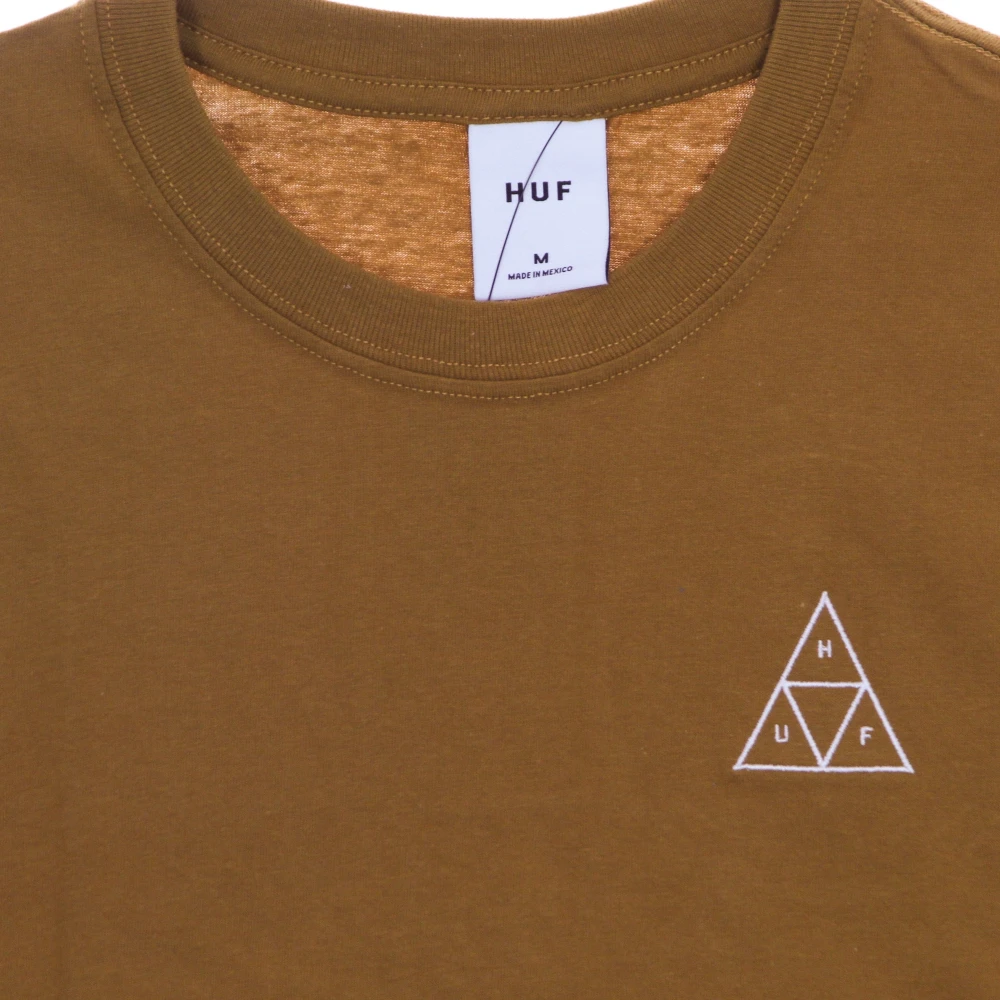 HUF Geborduurde Driehoek Relax Tee Burnt Orange Dames