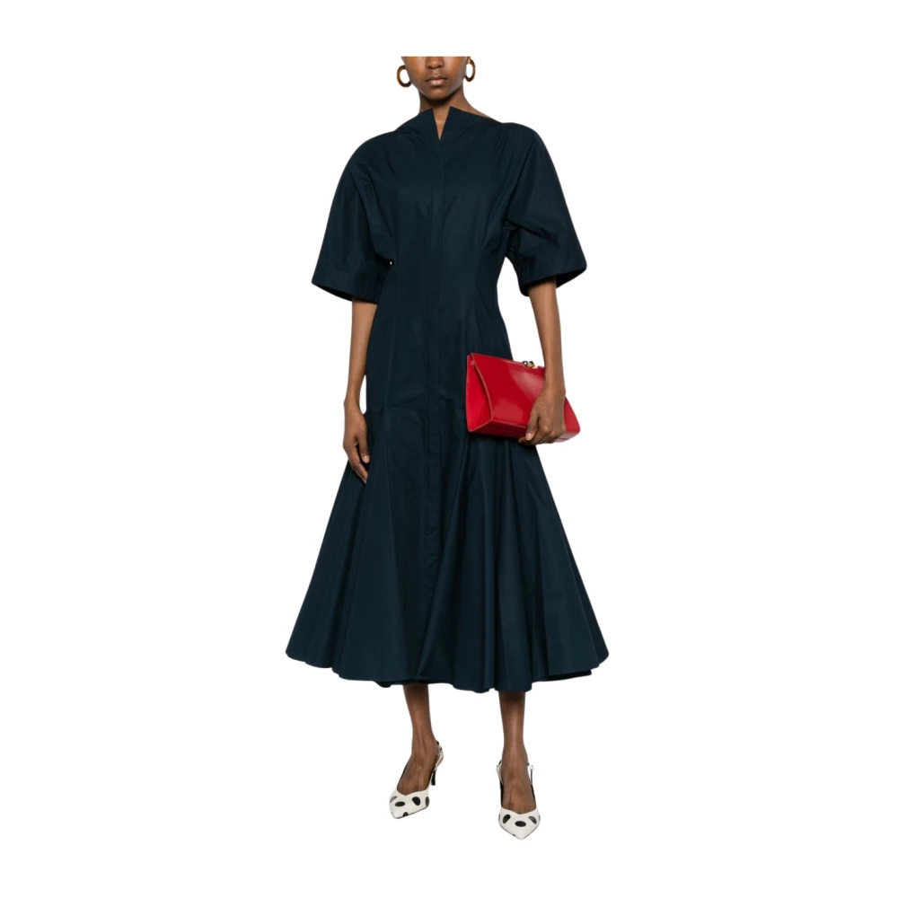 Jacquemus Blue La Robe Moisson Midi Dress - Female - Midi Dresses - Xs - Dresses