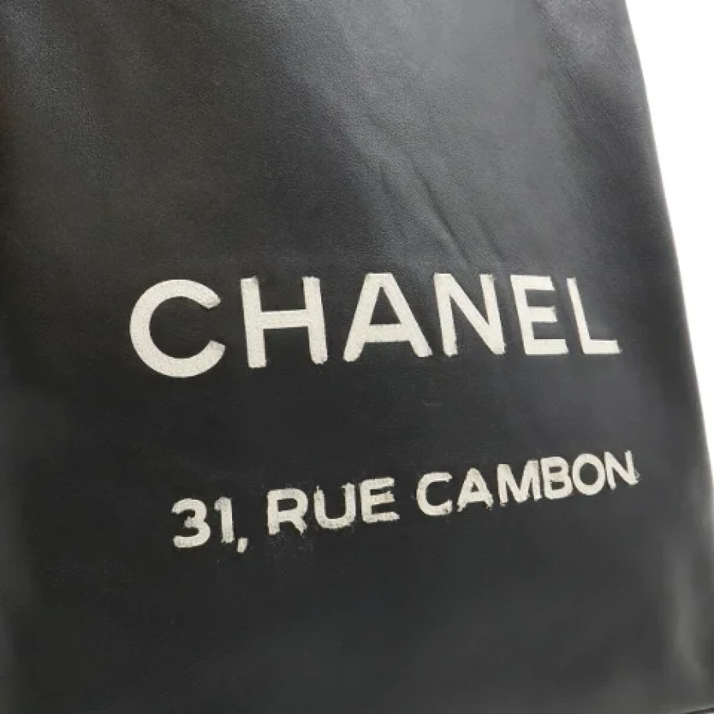 Chanel Vintage Pre-owned Leather chanel-bags Black Dames