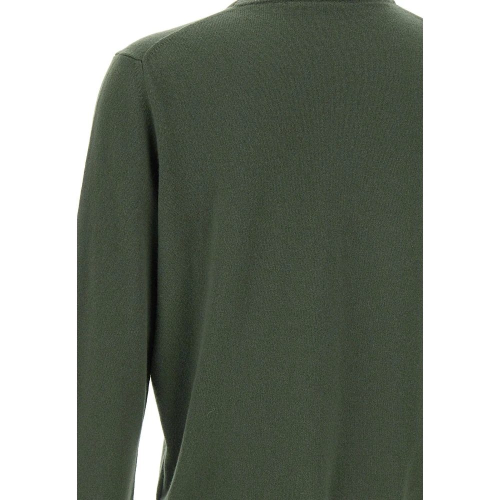 Kangra Groene Cashmere Crew Neck Sweater Green Heren