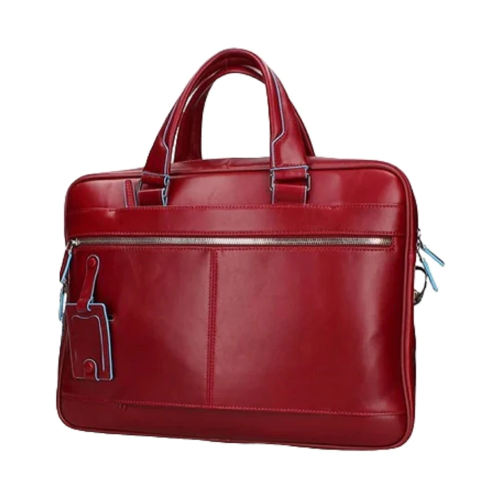 Piquadro Slanke Computer en iPad Pro 12.9 Tas Red Unisex