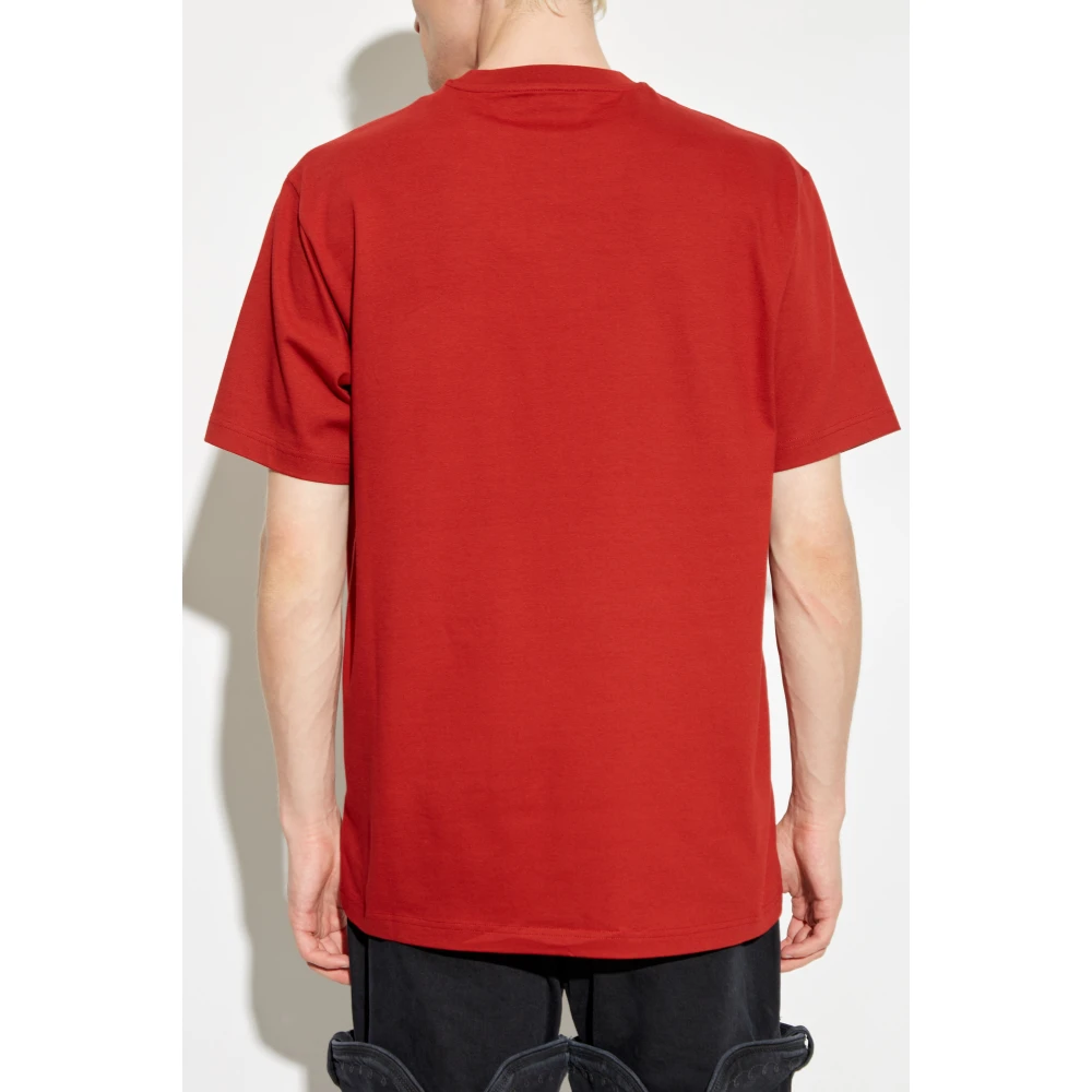 Iceberg Bedrukt T-shirt Red Heren