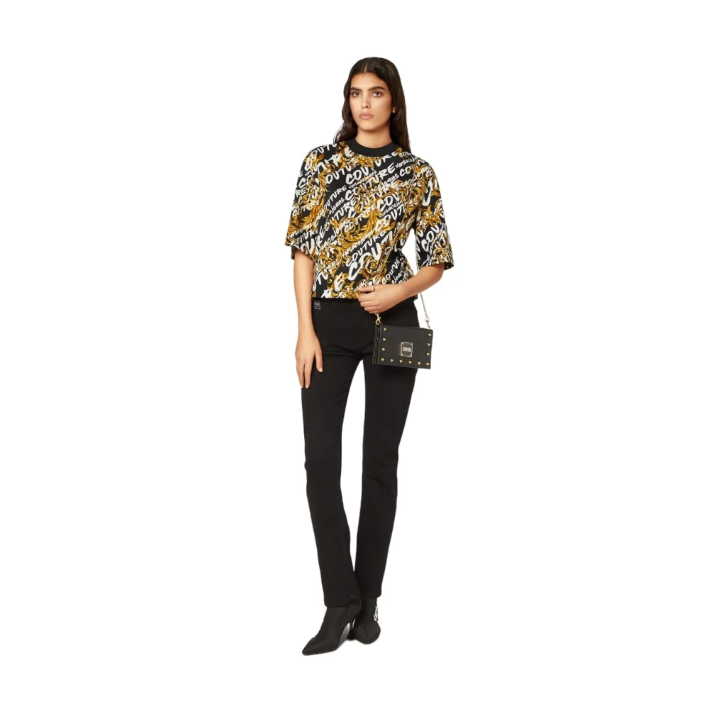 Versace Jeans Couture Korte Mouw T-shirt Multicolor Dames